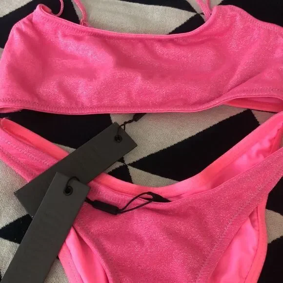 TRIANGL MICA CHEEKY PITAYA SPARKLE + BAG 💕 NEW WITH TAGS - Picture 10 of 10